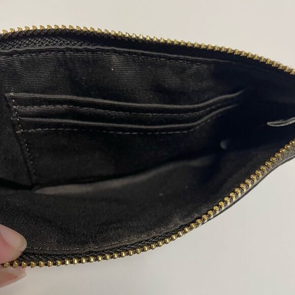 Coach Signature Wristlet Wallet Zip Pouch - Picture 5 of 7